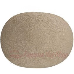 White Gatsby Straw Cap - Paperboy Cap