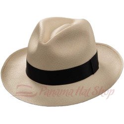 Montecristi Fedora Panama Hat - Classic Straw Hat Fino Grade 16
