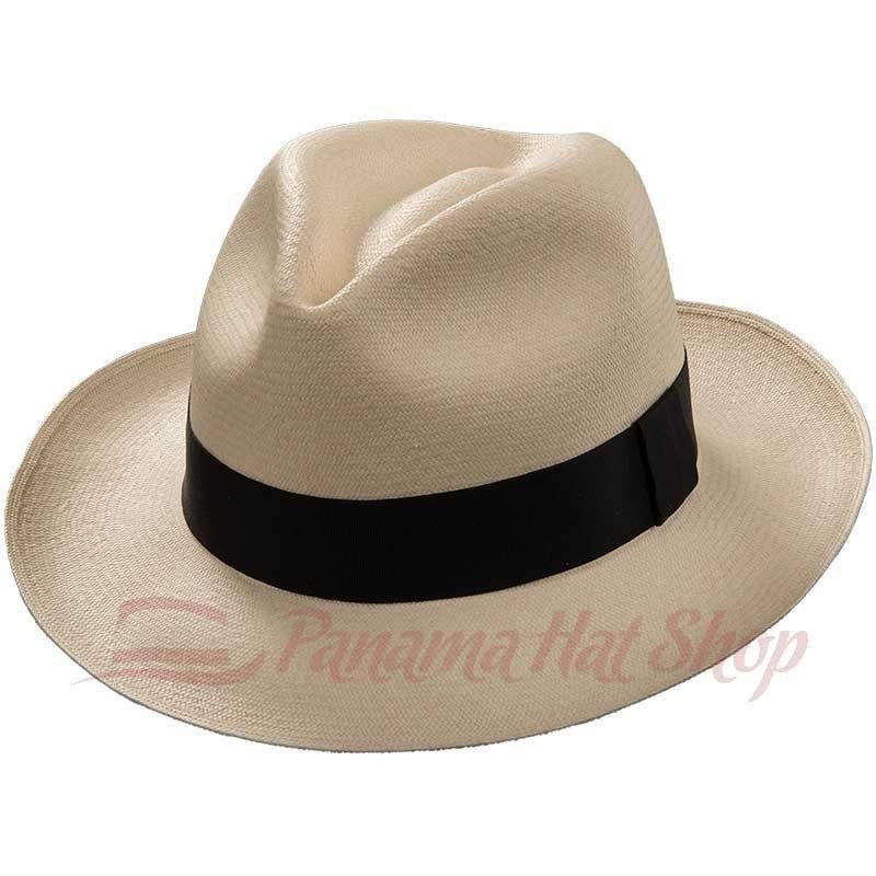 Montecristi Fedora Panama Hat - Classic Straw Hat Fino Grade 16